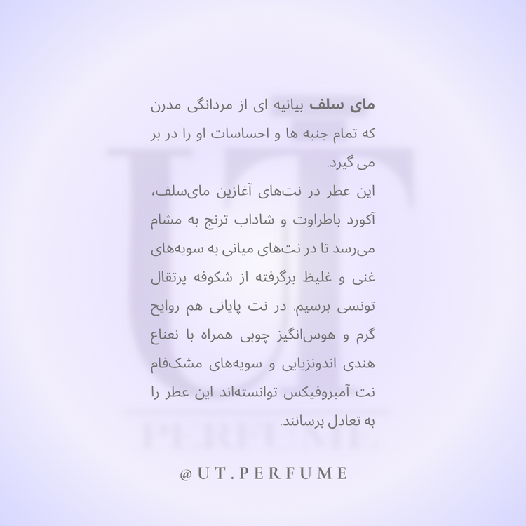 عطر ایوسن لورن مای سلف مردانه | Yves Saint Lauren - MYSLF