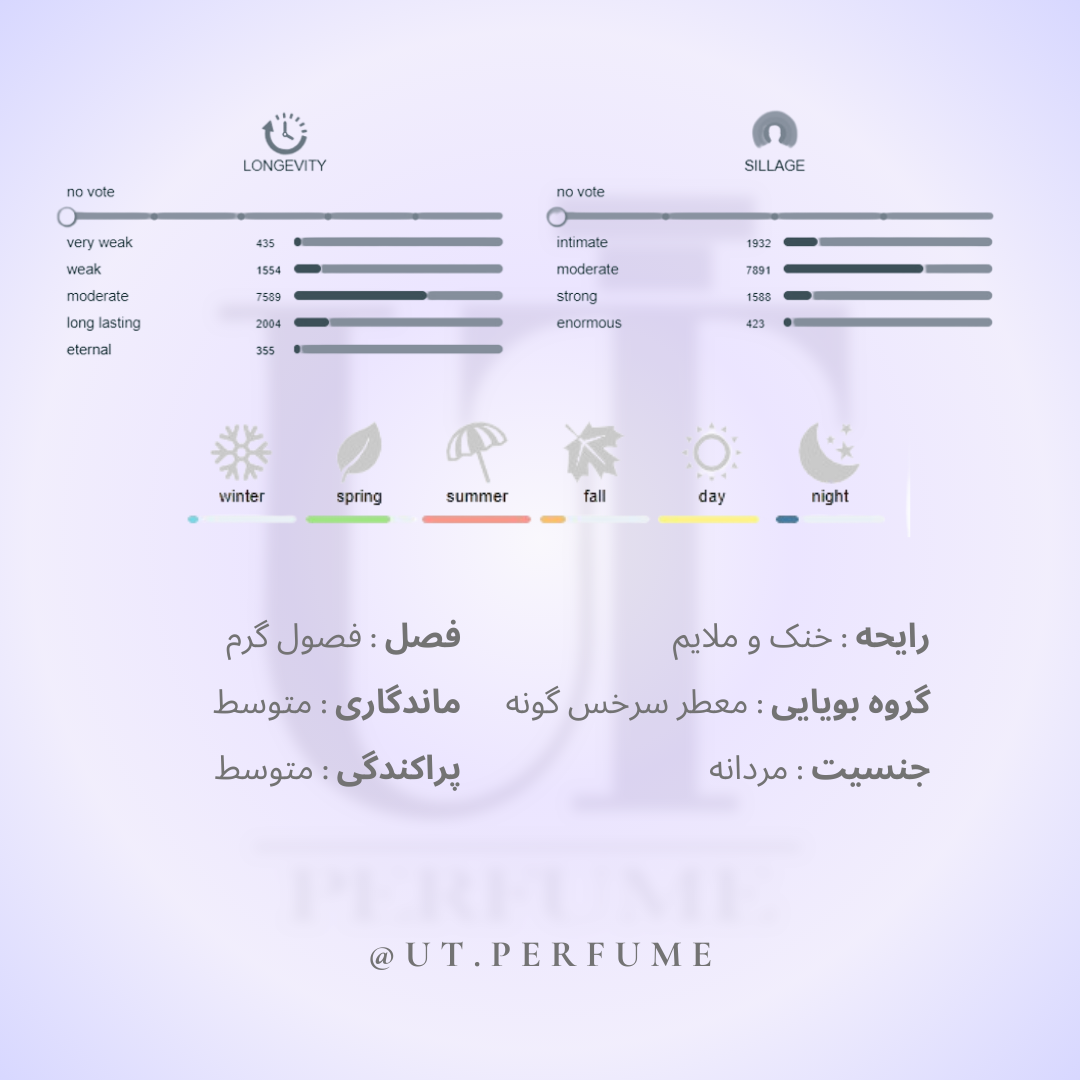 عطر ورساچه پورهوم (ورساچه آبی) مردانه | Versace - Pour Homme