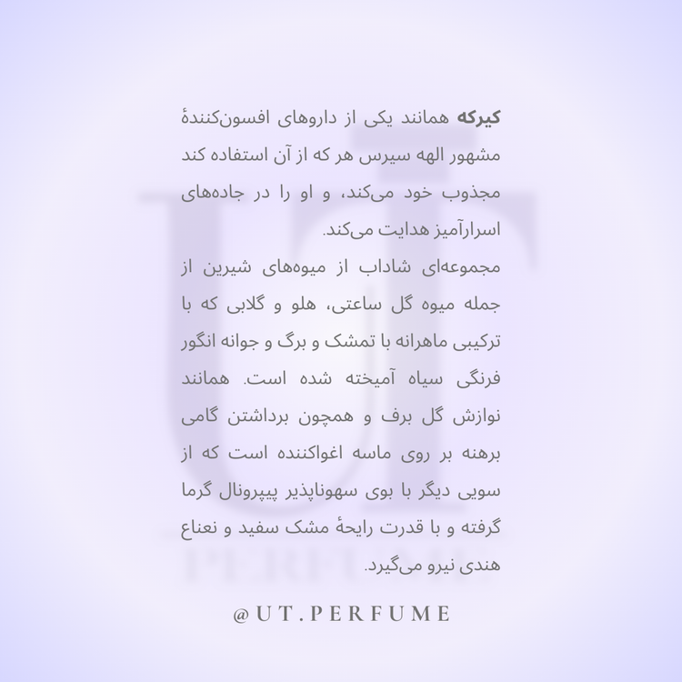 عطر تیزیانا ترنزی کیرکه | Tiziana Terenzi - Kirke
